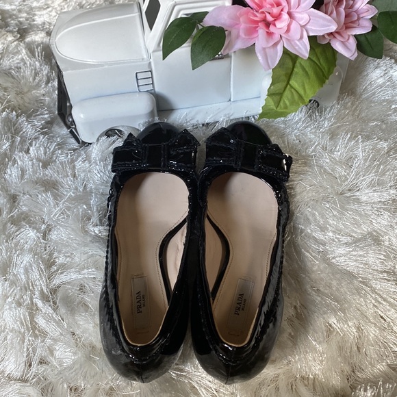 PRADA Calzature Donna Vernice black shoes - Picture 6 of 12